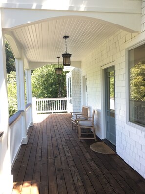 Lovely covered front porch