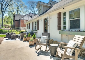 Front porch sitting is our favorite!