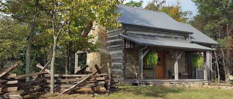 Early 1800's cabin completely remodeled with modern conveniences.  