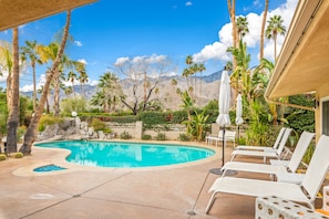 Unparalleled mountain views from your pool area