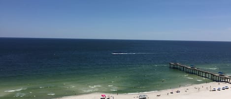 Beautiful Gulf Front view from the balcony.