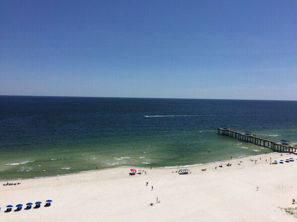 Beautiful Gulf Front view from the balcony.