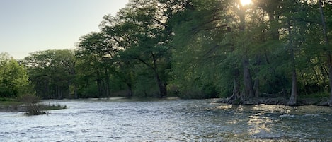 River area on the property.