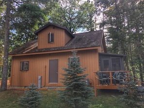 Back side of cabin
