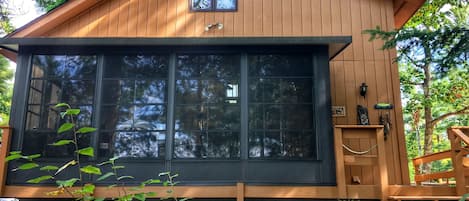 Lakeside view of Cabin
