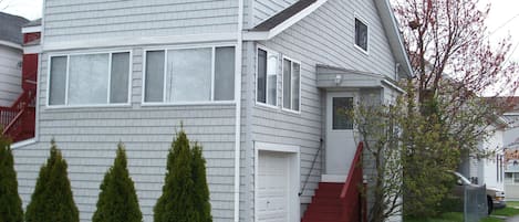 Side view of 2 story house