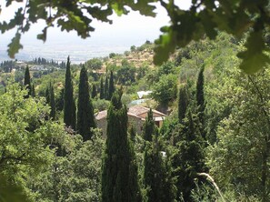 Views to Lake Trasimeno and over the Valdichiana Valley