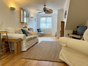 View into sitting room
