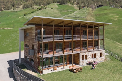 Moderne Architektur & zeitgemäßes Wohndesign Bioland Bauernhof im Vinschgau 