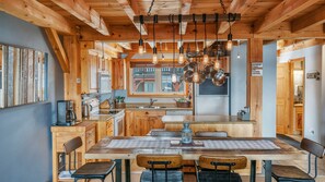 Dining  room to kitchen.