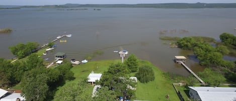 Looking West over Possum Kingdom Lake from this Property...