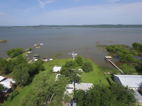 Looking West over Possum Kingdom Lake from this Property...