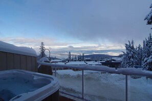 Stunning views of the Monashees from the deck and private hot tub!