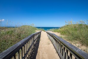 Vue sur la plage/l’océan