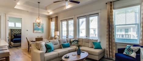 Open concept spacious living room