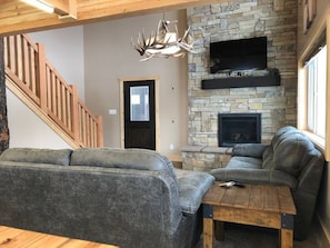 Relax on the couch and watch your favorite movie/TV show