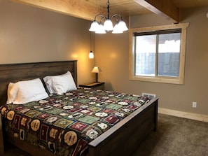 Sleep like a king on the master bed king