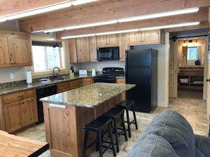 Kitchen is fully equipped with everything you need!