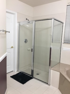 Spacious shower