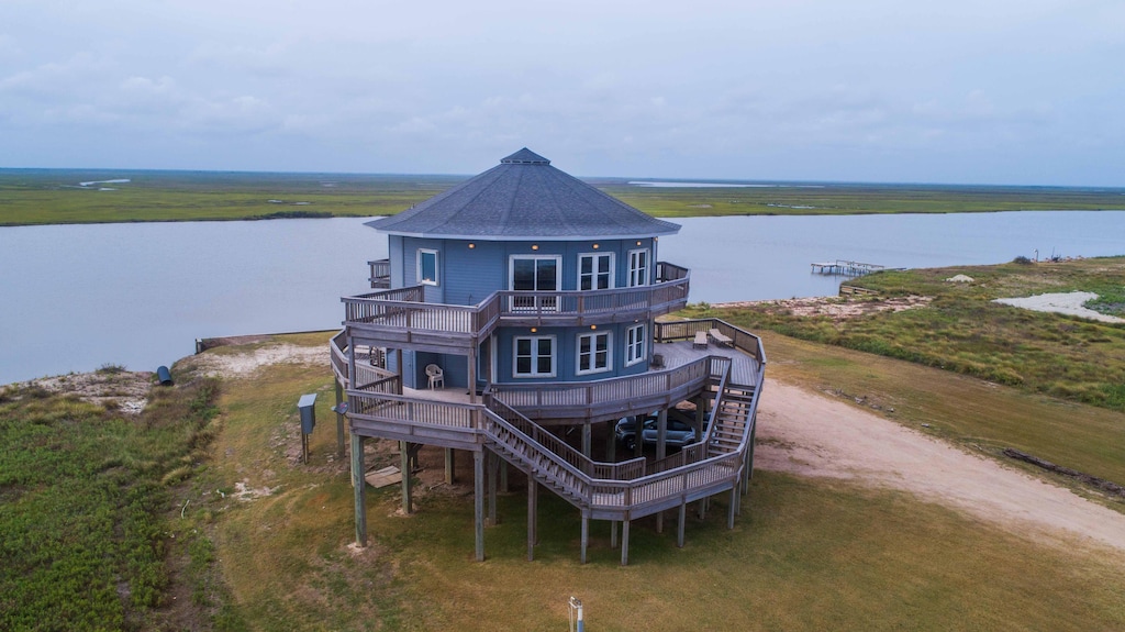 THE ROUND HOUSE AT SARGENT BEACH AMAZING 360 DEGREE VIEWS - Sargent