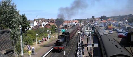 Poppy line railway in summer 