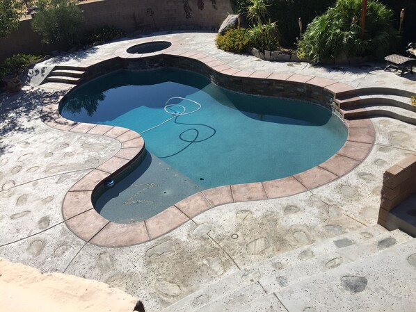 private access to pool and hot tub (pool typically only heated by summer sun)