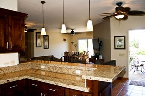 Brand NEW Gorgeous kitchen with all new cabinets, Granite & appliances!  Enjoy cooking and hanging out here.