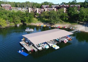 Rent a luxury pontoon from our dock or bring your own boat and rent a slip!