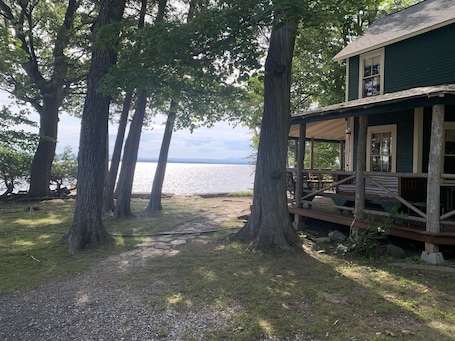 view from driveway