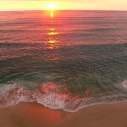 Sunset from the lanai.