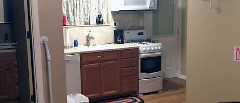 Kitchen view from the living area