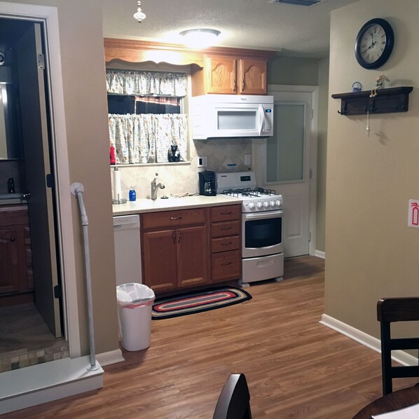 Kitchen view from the living area