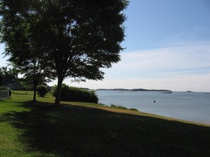 .angled view of the property 