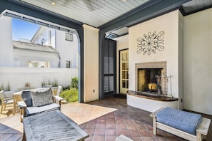 Loggia - Featuring an Outdoor Fireplace