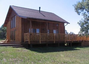 Front porch & view from west