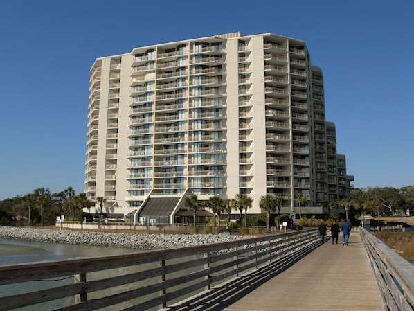 View of South Tower from the Bridge