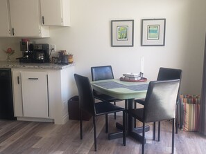 Breakfast nook off kitchen