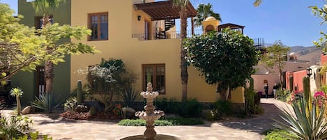 Viewing the North side of the Casa from the courtyard.