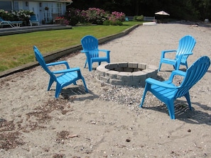 Enjoy the Fire Pit on the Beach