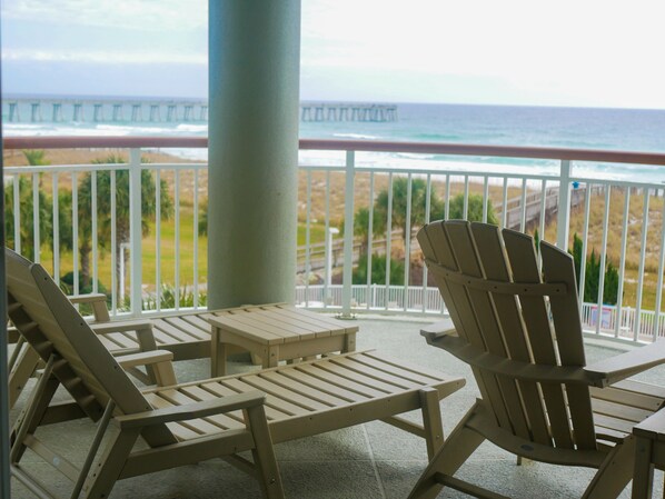 Gulf front Balcony