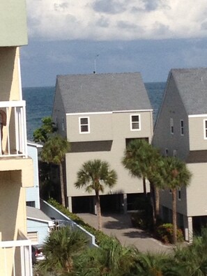 View of the gulf from the north side balcony.