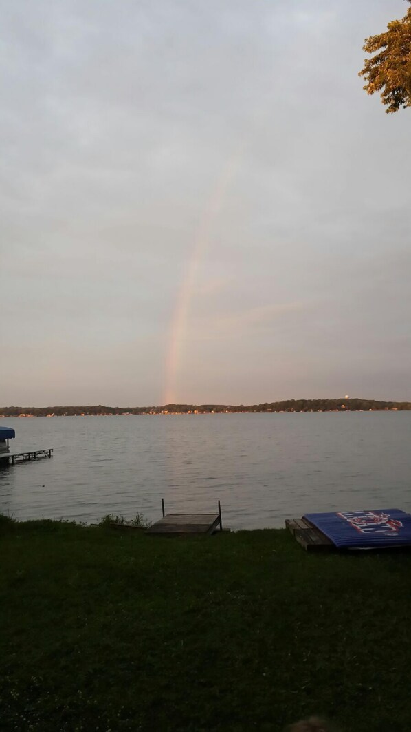 Lake view from deck