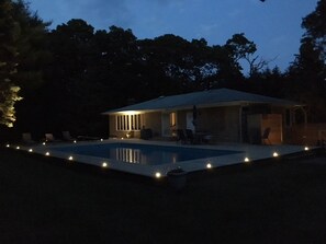 Backyard/Pool Night