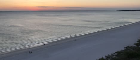 View from balcony. Beautiful sunsets!