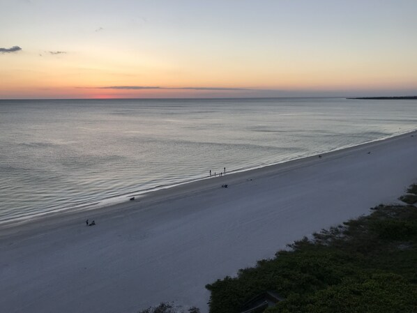 View from balcony. Beautiful sunsets!