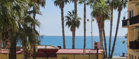 View from living room and terrace