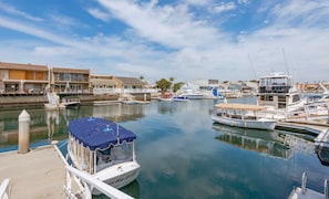 Water view from deck, living room and master bedroom.
