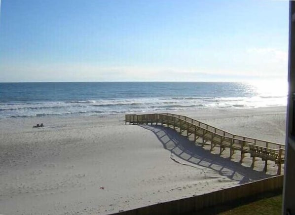 Beach Front View From Balcony