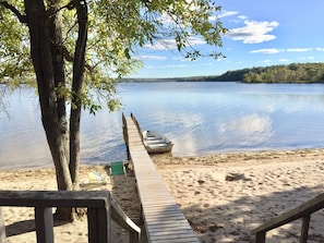 Private dock at the Lombard properties