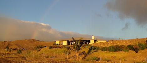 A Rainbow over our Kohala Ranch House.